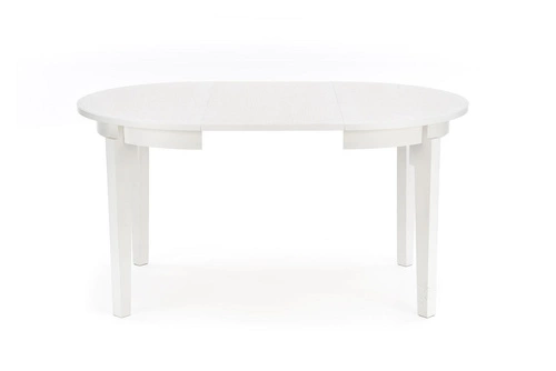 Rozkládací kulatý stůl Baros 100–200 cm bílý moderní do jídelny a obýváku Intesi