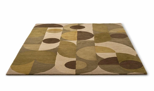 Moderní vlněný koberec Decor Cosmo Greens 200x280 zelený do obýváku a ložnice