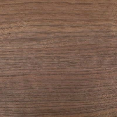 Konferenční stolek Kemi kulatý dřevěný ořech 63 cm moderní s policí do obýváku Atmosphera