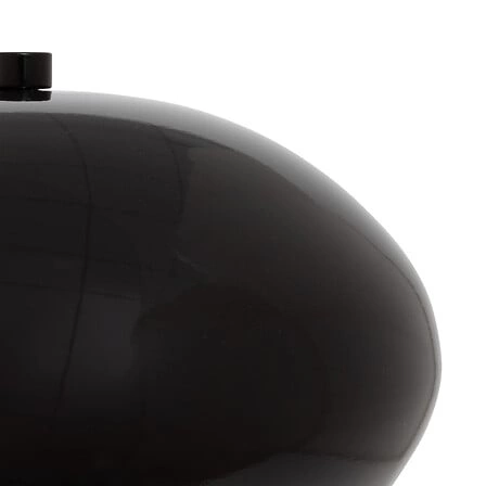 Stolní lampa Savio černá moderní kovová noční lampička do ložnice Atmosphera 38 cm