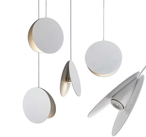 Závěsné svítidlo PILLS L bílá 33 cm moderní lampa do obýváku a nad jídelní stůl s nastavitelnou výškou