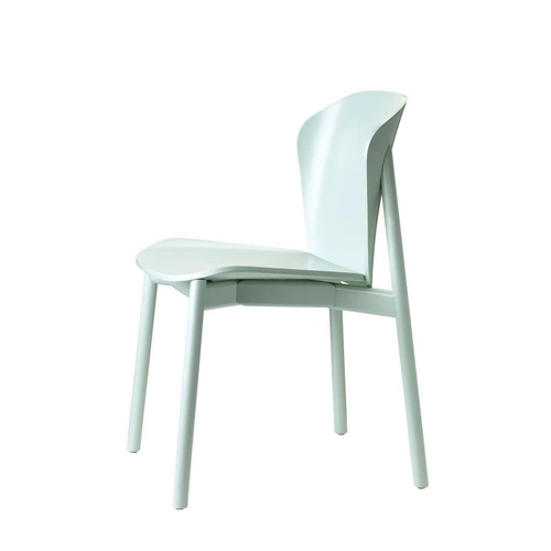 Dřevěná jídelní židle Finn zelená moderní stohovatelná SCAB Design