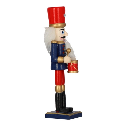 Louskáček Luke 18 cm s červenou čepicí