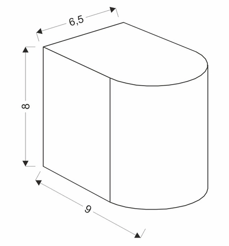 Venkovní nástěnné svítidlo Lobelia zahradní svítidlo fasádní zaoblené 9,4x8cm černá 1x35W GU10 IP44