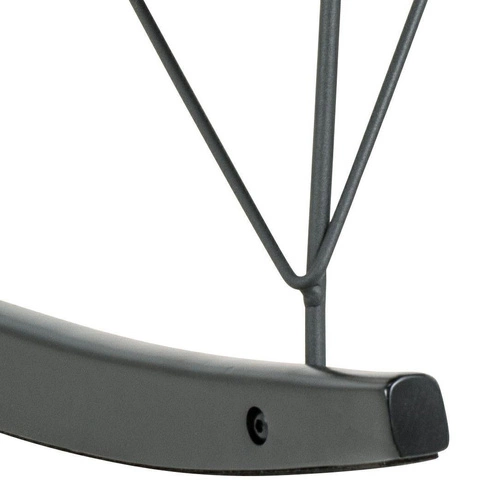 Houpací křeslo Kelsey do obýváku šedé moderní s podnožkou pohodlné čalouněné