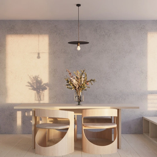 Závěsné svítidlo FLAVIO černé moderní do obýváku kuchyně jídelny kovové 40 cm