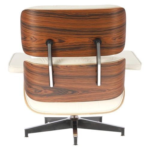 Kožené bílé otočné relaxační křeslo Vip moderní do obývacího pokoje ve stylu Lounge Chair