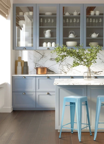 Barová stolička Paris modrá