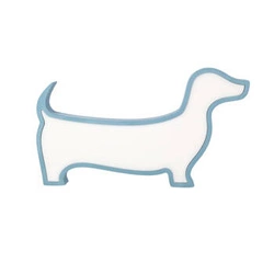Dětská noční LED lampička Dog modrá moderní dekorativní 12W CANDELLUX