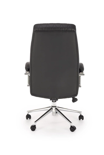 Ergonomická kancelářská otočná židle Lacour PU černá s područkami do kanceláře Intesi