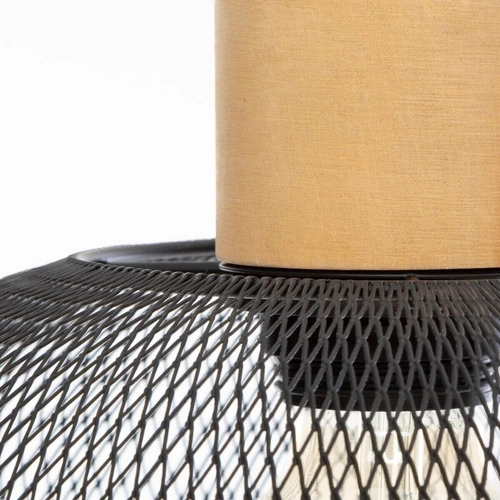 Závěsné svítidlo Sam černé moderní kovové do obývacího pokoje a jídelny 30 cm Atmosphera