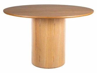 Kulatý jídelní stůl Lyndon 120 cm dub moderní do kuchyně a jídelny