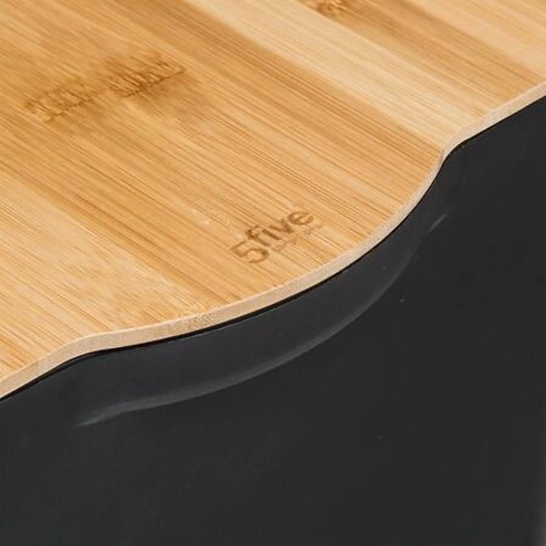 Kontejner s bambusovým víkem 6,5 l černý