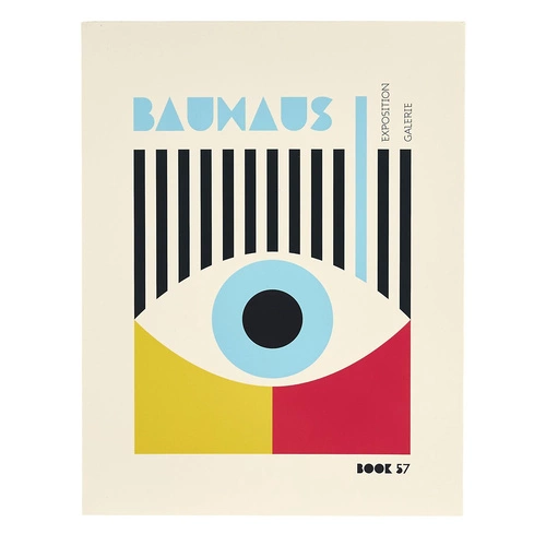 Dekorační krabička kniha Bauhaus bílá do obýváku a ložnice Intesi