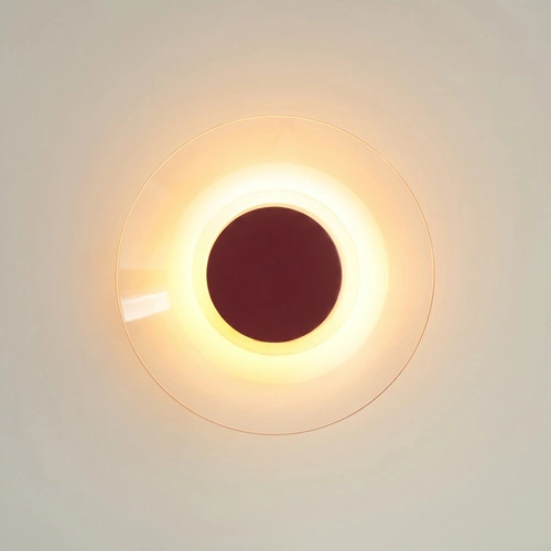 Nástěnné svítidlo ASTRO LED vínové moderní do obývacího pokoje 28 cm