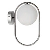 Nástěnné svítidlo Cordel chrom 1x28W G9 bílý difuzor