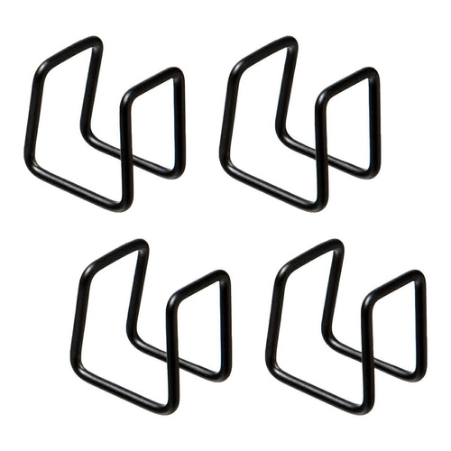 Sada 4 kovových spojek Kali pro individuální sestavení modulárních industriálních regálů 5five