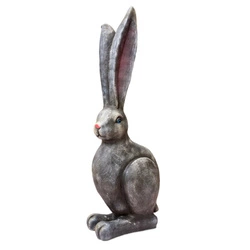 Figurka zajíce s vysokýma ušima 60cm