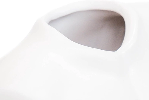 Keramická váza bílý mužský torzo HV decor moderní dekorace do obýváku 24 cm