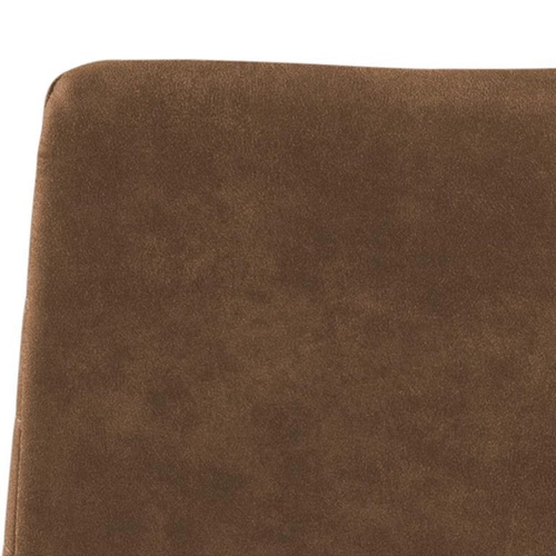 Barová židle Kimmy hnědá s opěrkou otočná čalouněná moderní do kuchyně a k ostrůvku Actona