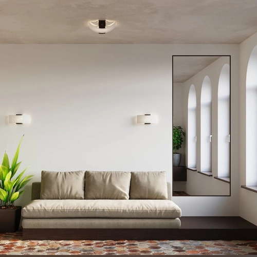 Dřevěné stropní svítidlo EMILIO Sollux moderní do obýváku a ložnice 33 cm