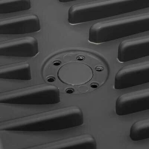 Odkapávač na nádobí Etira L šedý s odtokem a přihrádkou na příbory, moderní na kuchyňskou linku 5five