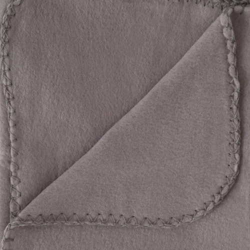 Fleecová deka Atmosphera šedá měkká a hřejivá pléd na pohovku do obýváku 125x150 cm