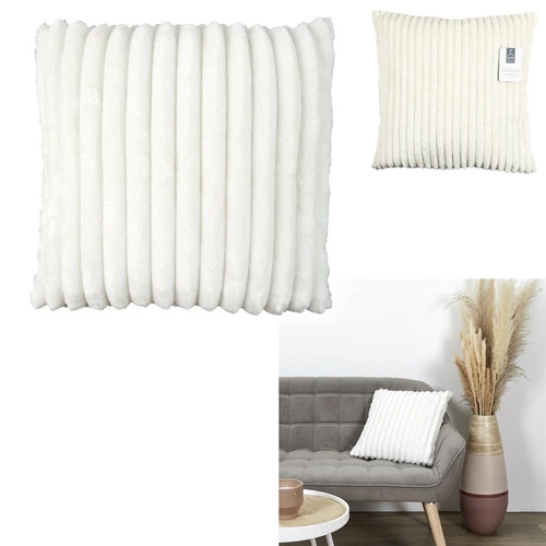 Dekorační polštář Geiko béžový 40x40 moderní do obýváku a ložnice Intesi