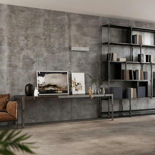 Betonové nástěnné svítidlo Vega 50 cm šedé moderní do obýváku a ložnice Sollux Lighting