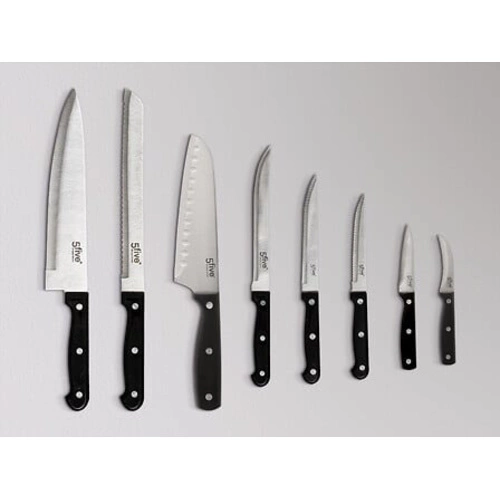 Nůž na chléb Essentiel Black 20 cm nerezová ocel stříbrný 5five simply smart