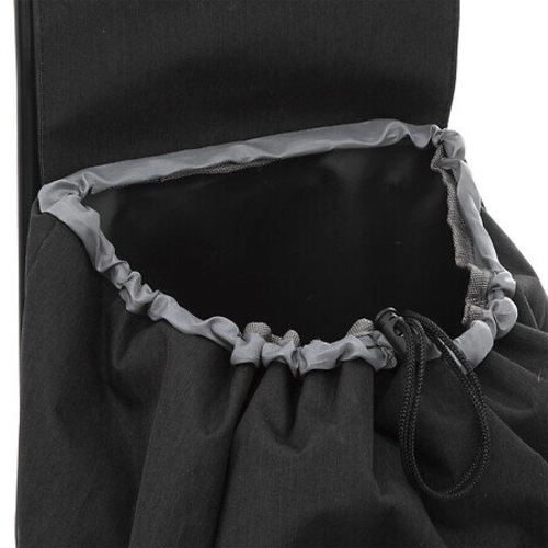 Nákupní vozík s 6 koly černý