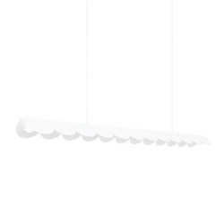 BISCUIT závěsná lampa bílá LED 3000K