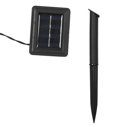 Solární LED světelný řetěz Intesi bílý na zahradu a balkon 20 venkovních žárovek