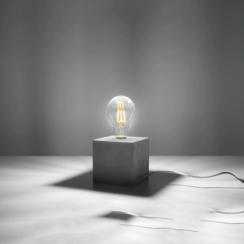 Betonová stolní lampička Ariz Sollux moderní noční lampa industriální do ložnice