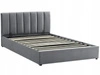 Čalouněná postel Lexington 120x200 šedá s úložným prostorem do ložnice