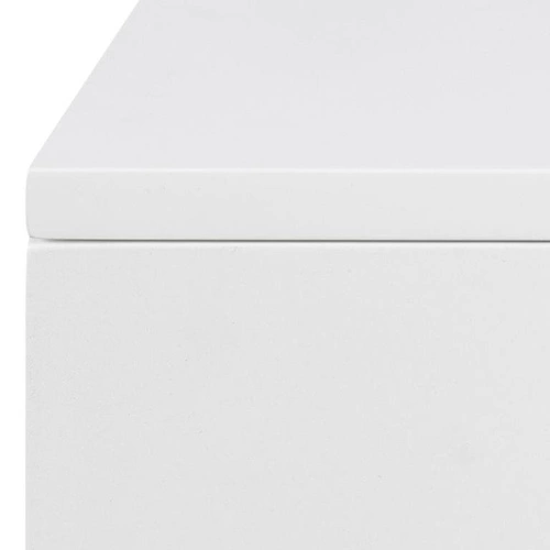 Závěsný noční stolek Actona Avignon 37 cm, bílý, moderní se 2 zásuvkami do ložnice