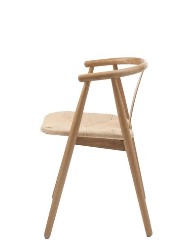 Dřevěná jídelní židle Relate s područkami dub boho