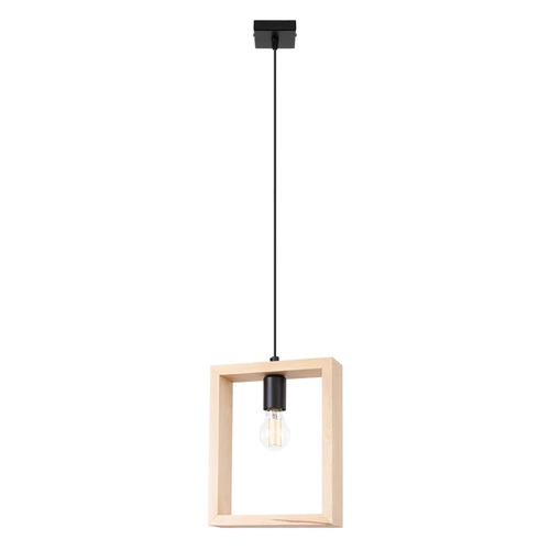 Visící lampa ARIES přírodní dřevo