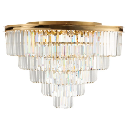 Stropní svítidlo SPLENDORE zlaté kulaté 80 cm glamour do obýváku a ložnice Step into Design