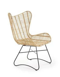 Ratanové křeslo Ikar moderní do obýváku i na terasu boho přírodní