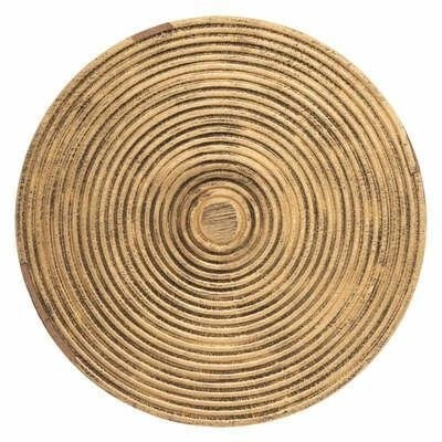 Sada 2 kulatých konferenčních stolků Etnik loft zlatá černá do obýváku Atmosphera