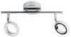 Stropní světelný pásek Aurelion 2x4W LED chrom 3000K