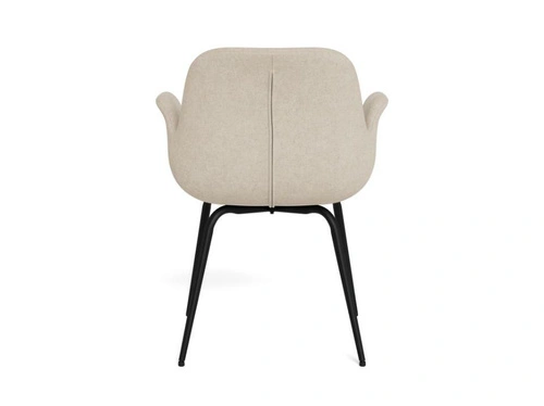 Židle Beth béžová čalouněná s područkami do jídelny a obýváku