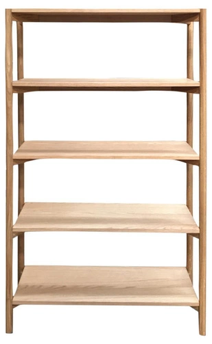 Dřevěná knihovna Braidwood dub 86 cm skandinávský do obýváku Actona