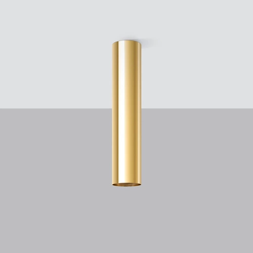 Stropní svítidlo kovové LAGOS 30 zlatý lesk moderní do obýváku a ložnice SOLLUX