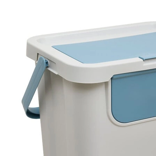 Plastový třídicí koš 24L 5five simply smart modro-šedý do kuchyně a koupelny