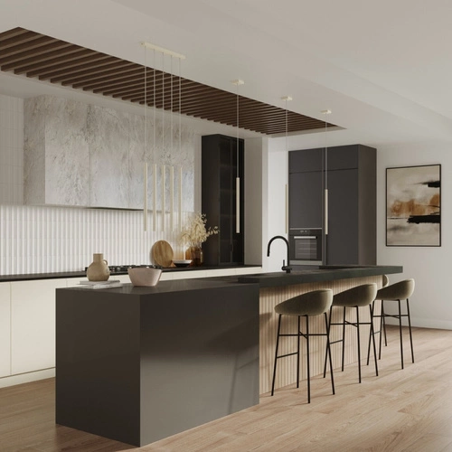 Závěsné svítidlo Pastelo 5P béžové moderní nastavitelné do obýváku a jídelny