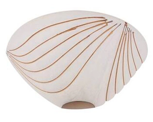 Bílé skleněné stropní svítidlo klasické CANDELLUX 130 do obýváku, ložnice a kuchyně E27