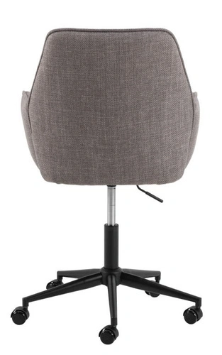 Kancelářská židle Glenda pohodlná otočná čalouněná šedá k psacímu stolu