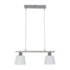 Závěsná lampa Hybryda 2x40W E14 nikl matný